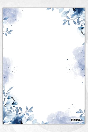 A5 Çiçek Bloknot Çizgisiz Defter - 50 Yaprak - Memopad - Notepad - Not Defteri - Not Kağıdı