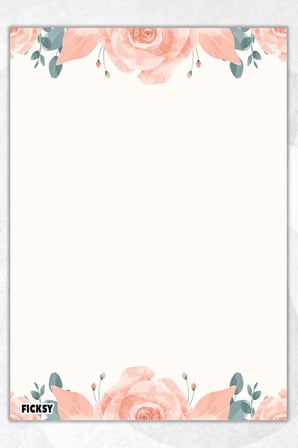 A5 Çiçek Bloknot Çizgisiz Defter - 50 Yaprak - Memopad - Notepad - Not Defteri - Not Kağıdı
