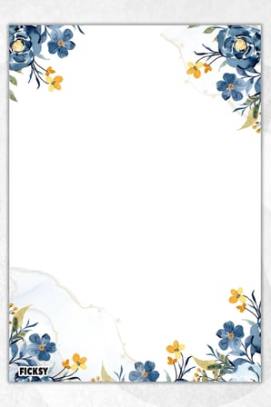 A5 Çiçek Bloknot Çizgisiz Defter - 50 Yaprak - Memopad - Notepad - Not Defteri - Not Kağıdı