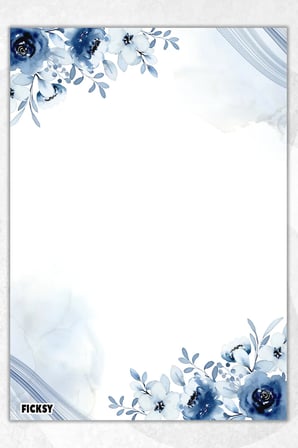 A5 Çiçek Bloknot Çizgisiz Defter - 50 Yaprak - Memopad - Notepad - Not Defteri - Not Kağıdı