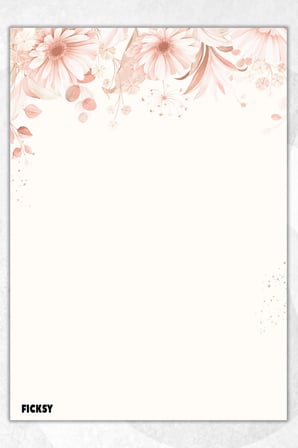 A5 Çiçek Bloknot Çizgisiz Defter - 50 Yaprak - Memopad - Notepad - Not Defteri - Not Kağıdı