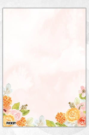 A5 Çiçek Bloknot Çizgisiz Defter - 50 Yaprak - Memopad - Notepad - Not Defteri - Not Kağıdı