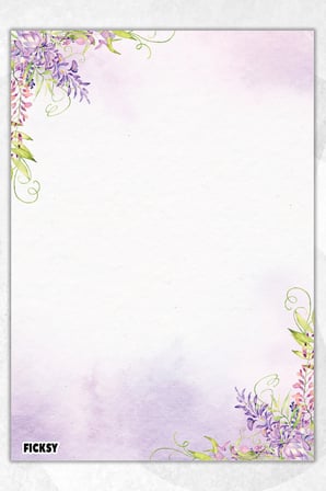 A5 Çiçek Bloknot Çizgisiz Defter - 50 Yaprak - Memopad - Notepad - Not Defteri - Not Kağıdı