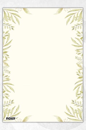 A5 Çiçek Bloknot Çizgisiz Defter - 50 Yaprak - Memopad - Notepad - Not Defteri - Not Kağıdı