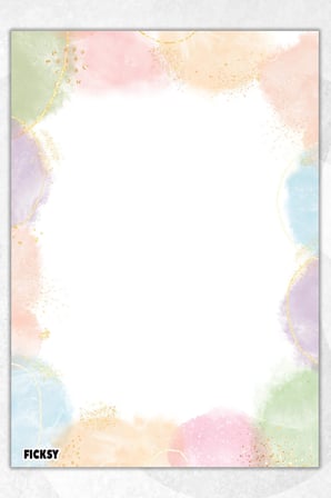 A5 Çiçek Bloknot Çizgisiz Defter - 50 Yaprak - Memopad - Notepad - Not Defteri - Not Kağıdı