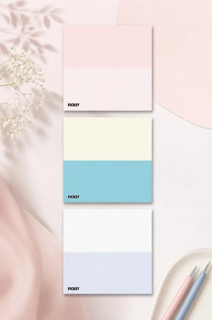 Çiçek Bloknot - 9*9 cm Ebat- 50 Yaprak - Notepad - Memopad - Çizgisiz Not Kağıdı- To Do List