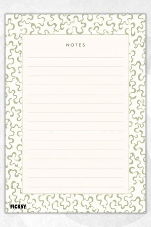 A5 Bloknot Çizgili Defter - 50 Yaprak - Memopad - Notepad - Not Defteri - Not Kağıdı