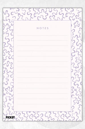 A5 Bloknot Çizgili Defter - 50 Yaprak - Memopad - Notepad - Not Defteri - Not Kağıdı