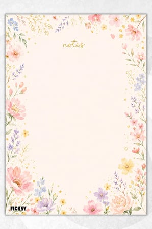 A5 Bloknot Çizgisiz Defter - 50 Yaprak - Memopad - Notepad - Not Defteri - Not Kağıdı