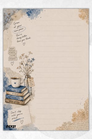 A5 Bloknot Çizgili Defter - 50 Yaprak - Memopad - Notepad - Not Defteri - Not Kağıdı
