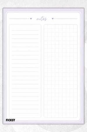 A5 Bloknot Çizgili Kareli Defter - 50 Yaprak - Memopad - Notepad - Not Defteri - Not Kağıdı