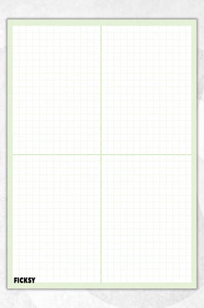 A5 Bloknot Kareli Defter - 50 Yaprak - Memopad - Notepad - Not Defteri - Not Kağıdı