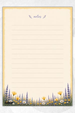 A5 Bloknot Çizgili Defter - 50 Yaprak - Memopad - Notepad - Not Defteri - Not Kağıdı