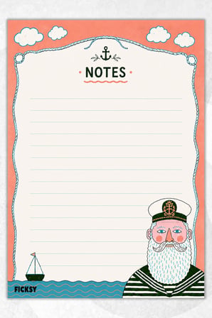 A5 Bloknot Çizgili Defter - 50 Yaprak - Memopad - Notepad - Not Defteri - Not Kağıdı