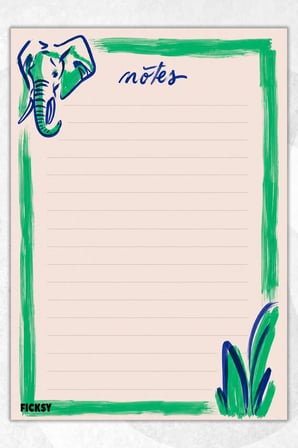 A5 Bloknot Çizgili Defter - 50 Yaprak - Memopad - Notepad - Not Defteri - Not Kağıdı