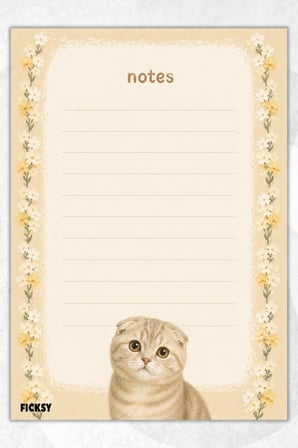A5 Bloknot Çizgili Defter - 50 Yaprak - Memopad - Notepad - Not Defteri - Not Kağıdı