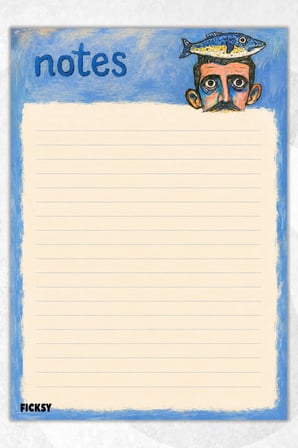 A5 Bloknot Çizgili Defter - 50 Yaprak - Memopad - Notepad - Not Defteri - Not Kağıdı