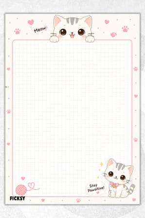 A5 Bloknot Kareli Defter - 50 Yaprak - Memopad - Notepad - Not Defteri - Not Kağıdı