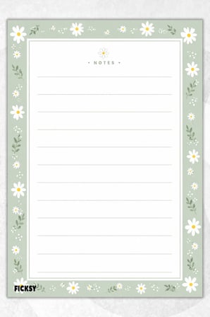 A5 Bloknot Çizgili Defter - 50 Yaprak - Memopad - Notepad - Not Defteri - Not Kağıdı