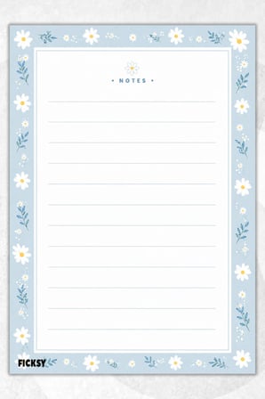 A5 Bloknot Çizgili Defter - 50 Yaprak - Memopad - Notepad - Not Defteri - Not Kağıdı