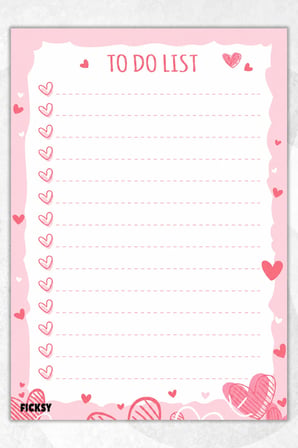 Yapılacaklar Listesi - A5 - 50 Sayfa - To Do List - Checklist - Kontrol Listesi - Planlayıcı