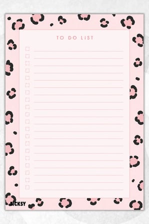 Yapılacaklar Listesi - A4 - 30 Sayfa - To Do List - Checklist - Kontrol Listesi - Planlayıcı