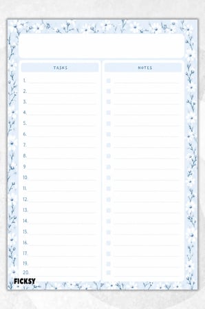 Yapılacaklar Listesi - A4 - 30 Sayfa - To Do List - Checklist - Kontrol Listesi - Planlayıcı