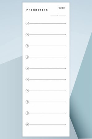 Yapılacaklar Listesi - 50 Sayfa - 10,5*29,7 cm - To Do List - Checklist- Kontrol Listesi - Planlayıcı