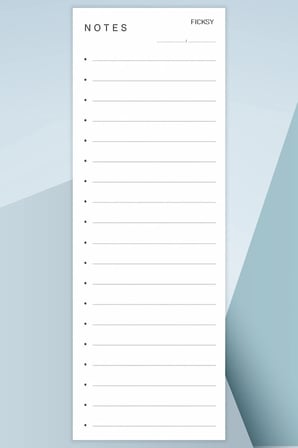 Yapılacaklar Listesi - 50 Sayfa - 10,5*29,7 cm - To Do List - Checklist- Kontrol Listesi - Planlayıcı