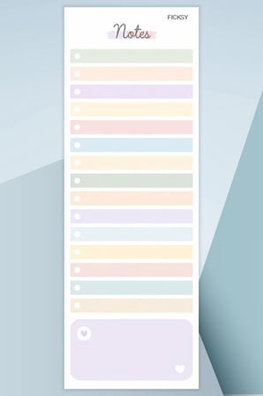 Yapılacaklar Listesi - 50 Sayfa - 10,5*29,7 cm - To Do List - Checklist- Kontrol Listesi - Planlayıcı
