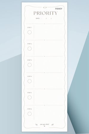 Yapılacaklar Listesi - 50 Sayfa - 10,5*29,7 cm - To Do List - Checklist- Kontrol Listesi - Planlayıcı