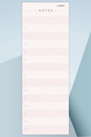 Yapılacaklar Listesi - 50 Sayfa - 10,5*29,7 cm - To Do List - Checklist- Kontrol Listesi - Planlayıcı