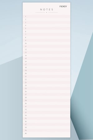 Yapılacaklar Listesi - 50 Sayfa - 10,5*29,7 cm - To Do List - Checklist- Kontrol Listesi - Planlayıcı