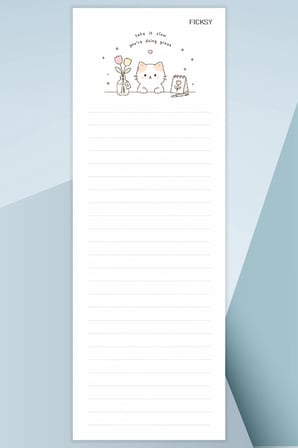 Yapılacaklar Listesi - 50 Sayfa - 10,5*29,7 cm - To Do List - Checklist- Kontrol Listesi - Planlayıcı