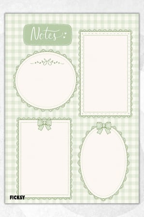 A4 Bloknot Çizgisiz Defter - 50 Yaprak - Memopad - Notepad - Not Defteri - Not Kağıdı