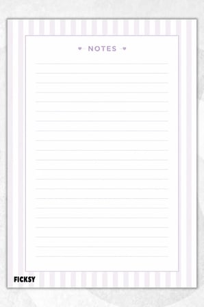 A4 Bloknot Çizgili Defter - 50 Yaprak - Memopad - Notepad - Not Defteri - Not Kağıdı
