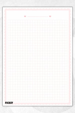A4 Bloknot Kareli Defter - 50 Yaprak - Memopad - Notepad - Not Defteri - Not Kağıdı