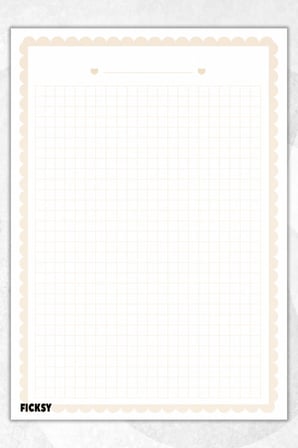 A4 Bloknot Kareli Defter - 50 Yaprak - Memopad - Notepad - Not Defteri - Not Kağıdı