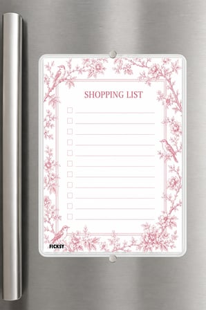 Alışveriş Listesi - A5 - Mıknatıslı - PVC - Buzdolabı Notluk & Masaüstü - Yaz Sil - Planlayıcı