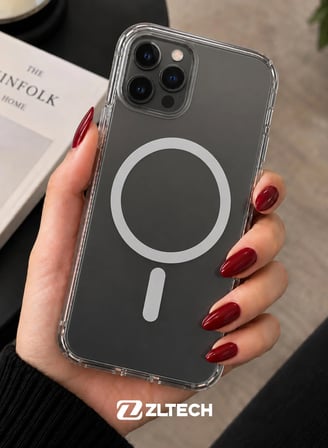 iPhone 12 Pro Max Uyumlu Magsafe Özellikli Sert Şeffaf Kılıf PLASTIC COVER