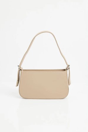 Düz Baget Astarlı 3 Gözlü Basic Omuz Çantası(27x15)