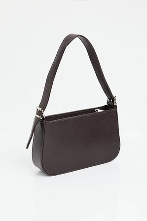 Düz Baget Astarlı 3 Gözlü Basic Omuz Çantası(27x15)