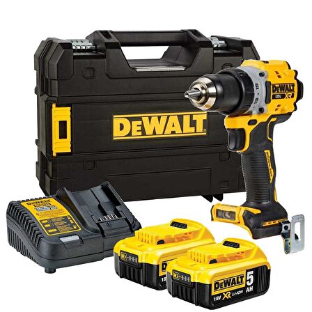 Dewalt DCD800P2T 18 Volt Sarı - Siyah Çift Akülü Matkap Seti