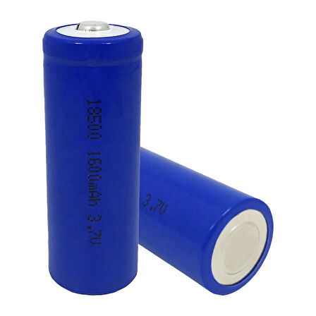 EFCELL 3.7 VOLT 1200 MAH LİTYUM LI-ION 18500 PİL (BAŞLIKLI)