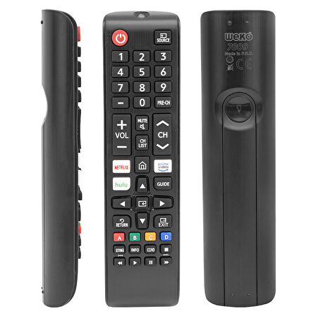 WEKO KL SAMSUNG H01315A NETFLIX-PRIME VIDEO-HULU TUŞLU LCD LED TV KUMANDA
