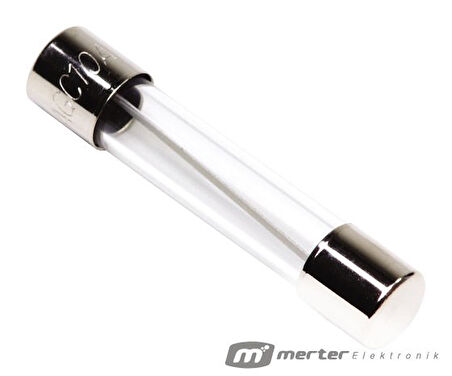 Cam Sigorta Büyük 8 Amper (100'Lük Paket)