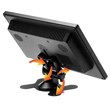 POWERMASTER PM-6092 10.1 HDMI-VGA-BNC-USB GİRİŞLİ LCD MONİTÖR (12 VOLT ÇIKIŞLI)