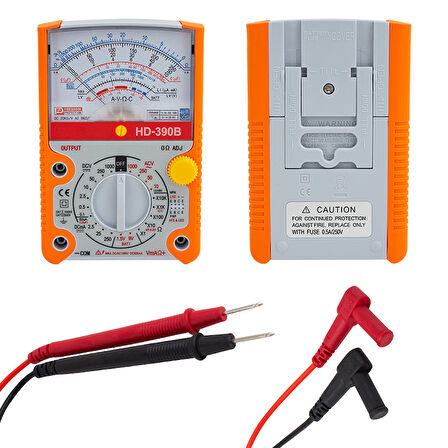 POWERMASTER ANALOG ÖLÇÜ ALETİ HD-390B GENİŞ EKRAN