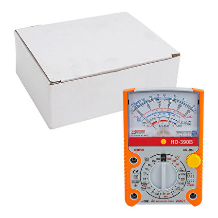 POWERMASTER ANALOG ÖLÇÜ ALETİ HD-390B GENİŞ EKRAN