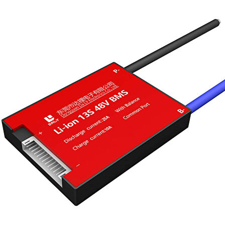 DALY BMS 13S 48V DEŞARJ 25A/ŞARJ 10A/BALANSLI